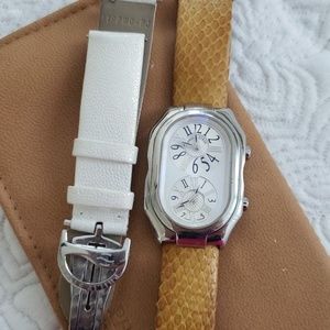 Philip Stein Mother of pearl face prestige watch